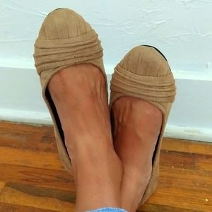 🍒5/$25🍒Suede Tan Flats